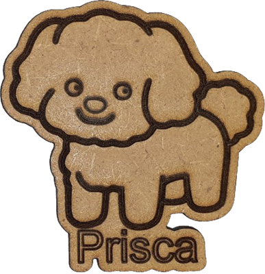 Magnet - Bichon personnalisable